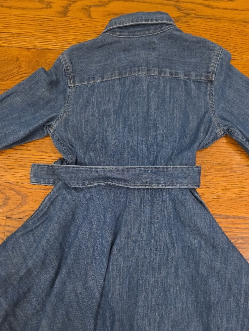 Ralph Lauren Navy Label Denim Shirt - Yellow Logo - Picture 5 of 7